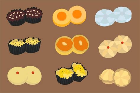 Premium Vector Malaysia Kuih Muih Fendysign
