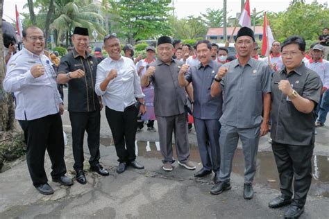 Pasca Longsor Disatui LSM KAKI Menyambangi Rumah Banjar DPRD Kalsel