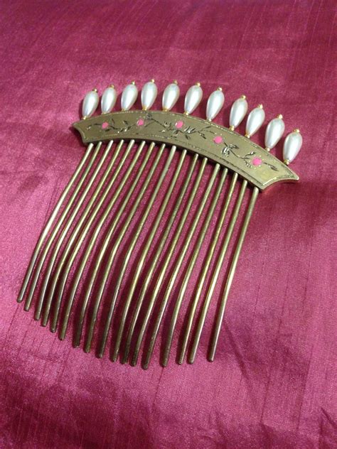 Reproduction Of A Regency Hair Comb Inspired By A French Empire Comb C