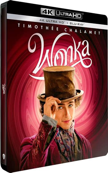 Wonka Film Bluray 4K Utlra Hd Edition Steelbook Collector