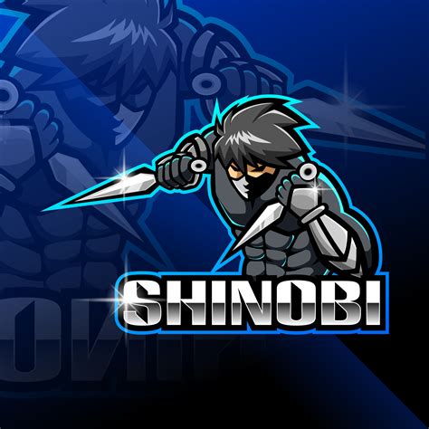 Shinobi Esport Mascot Logo Design By Visink Thehungryjpeg