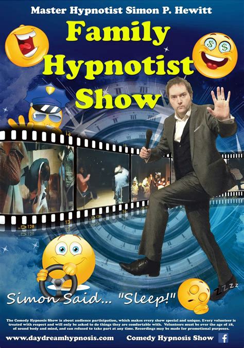 New Hypnotist Show Poster Idea Huddersfield Hypnotist Lifestyle