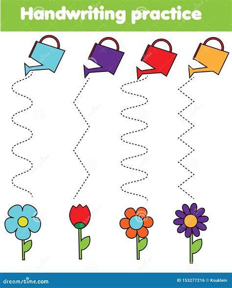 Tracing Lines Game Summer Edition. Worksheet Activity For Preschool
