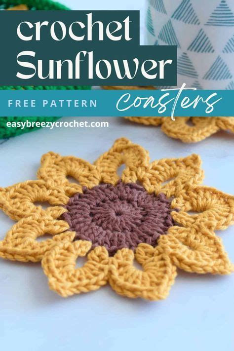 Crochet Sunflowers Easy Free Crochet Pattern For Beginners Artofit