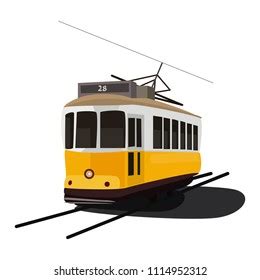 City tram image Royalty Free Stock SVG Vector