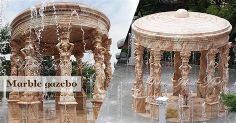 Large Outdoor Garden Wedding Greek White Marble Gazebo For Sale Gazebos