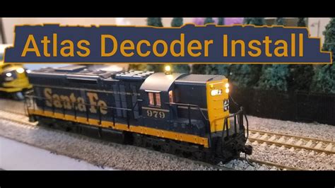 Atlas Emd Sd Decoder Install Youtube