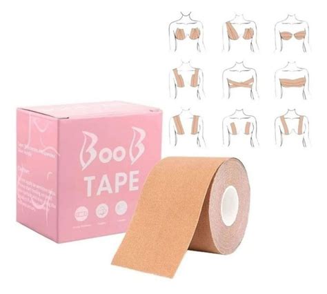 Fita Suti Levanta Seios Peito Adesivo Discreto Boob Tape Up Cem