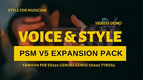 Demo Voice và style PSM V5 Bolero 1V5 Expansion Pack Sample Yamaha