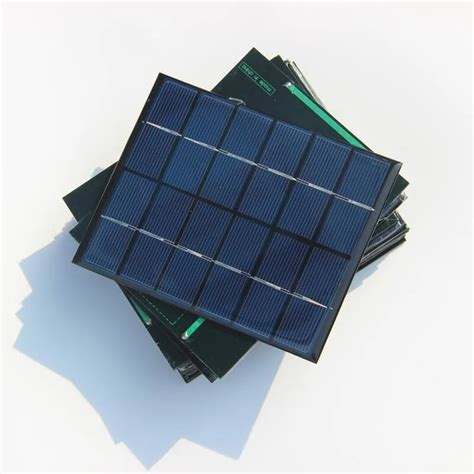 BUHESHUI Mini 2W 6V Solar Cell Polycrystalline Solar Panel Solar Module