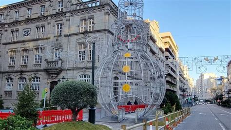 Encendido De Las Luces De Navidad De Vigo 2021 2022 Ambiente Festivo