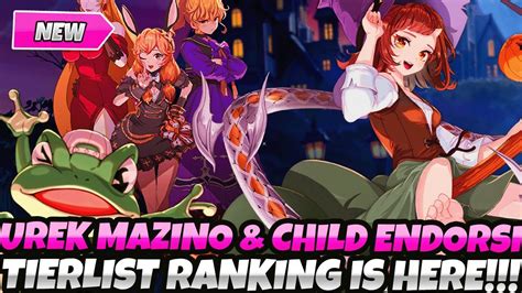 Urek Mazino And Child Endorsi Tier List Ranking Is Officially Here