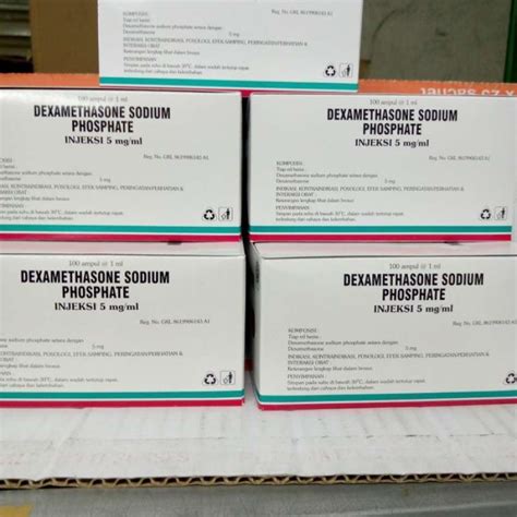 Jual Dexamethasone Injeksi Box Isi 100 Ampul Di Seller Sehat Shop