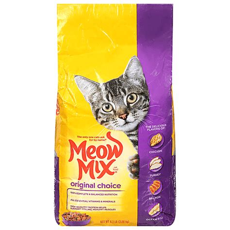 Meow Mix Cat Food, Original Choice 6.3 lb | Cat | Foodtown