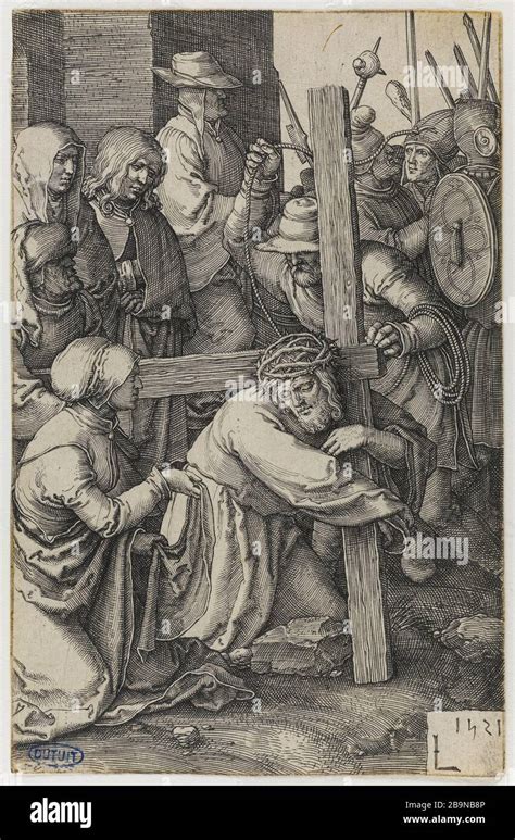 The Passion 14 Plates 9 The Carrying Of The Cross 51 Bartsch