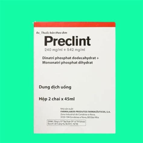 Thuốc Preclint là thuốc gì? Có tác dụng gì? Giá bao nhiêu? Mua ở đâu?