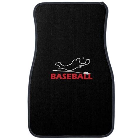 Custom Baseball Front Car Mats Set Of 2 Car Mat Custom Baseballs