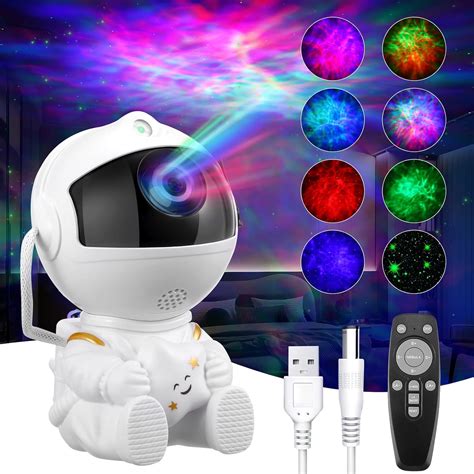 Astronaut Galaxy Projector Astronaut Star Projector Light With Timer