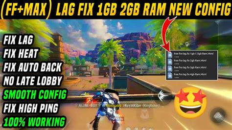 Free Fire Lag Fix Gb Ram Free Fire Lag Fix New Html Config Free