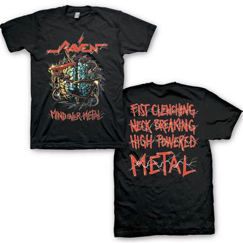 Raven Mind Over Metal T Shirt Vision Merch