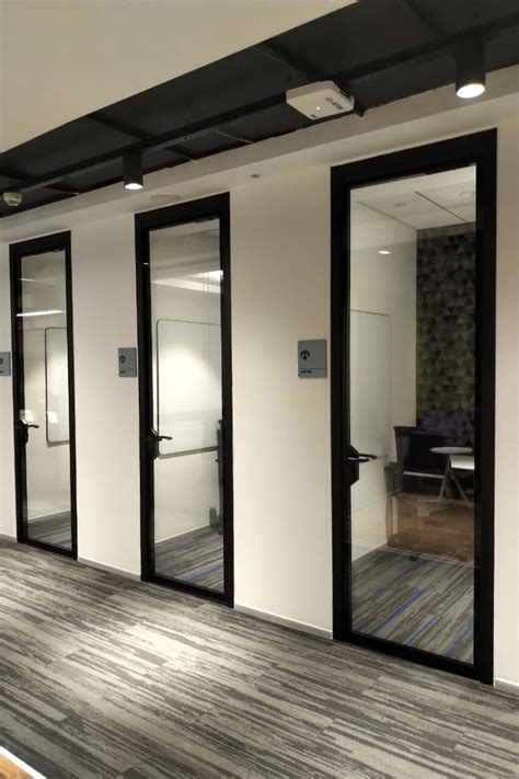 Acoustic Glass Doors Double Glazed Gds Doors By Apton Partitioning In 2024 Glass Office Doors