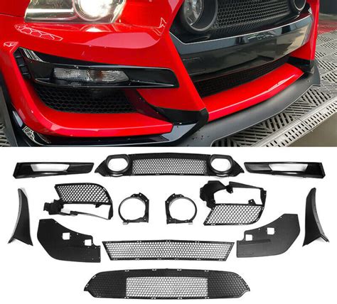 2010 2014 Mustang Gt500 Style 2020 Style Front Bumper With Front Lip Polypropylene Gt And V6