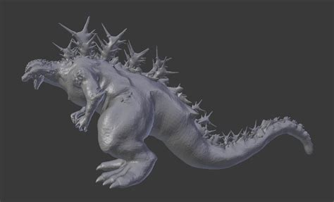 Godzilla Minus One V2・free Stl File For ・cults