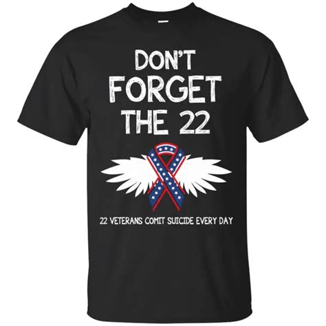 Don T Forget The Veterans Ptsd Suicide Awareness T Shirt Cartoon T