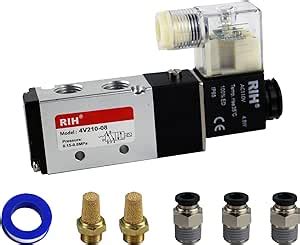 Rih Pneumatics V Lvula Solenoide V V V V Serie De Una