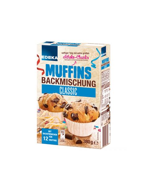 EDEKA Classic Muffins mit Schokostückchen Backmischung 380g