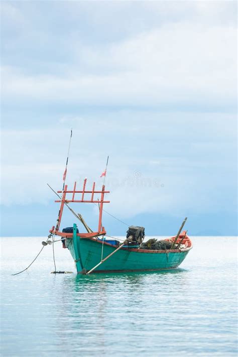 Image Of Traditional Fishing Boat In Cambodia Stock Photo Image Of