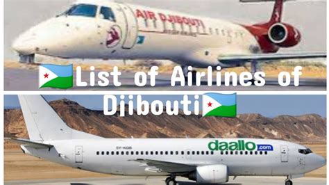 List Of Airlines Of Djibouti Aviation BD YouTube