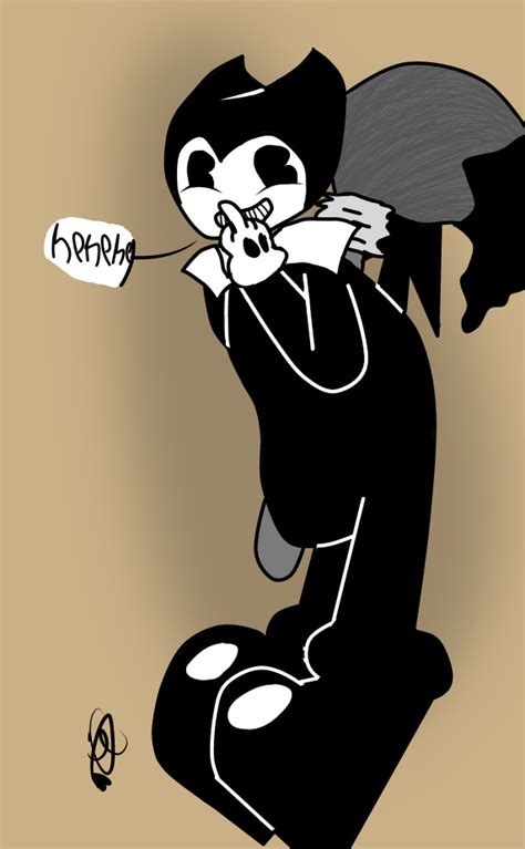 Bendy With A Brush Batim Chapter Two Fanart Ronilev2003