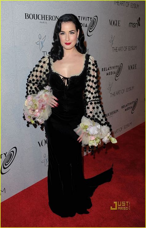 Photo Dita Von Teese Art Of Elysium 02 Photo 2409005 Just Jared