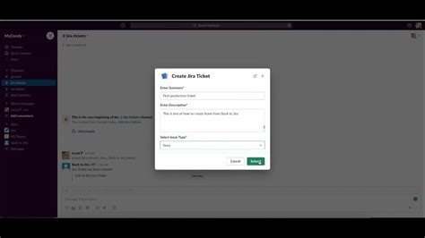 Jira Ticket Creation From Slack Youtube