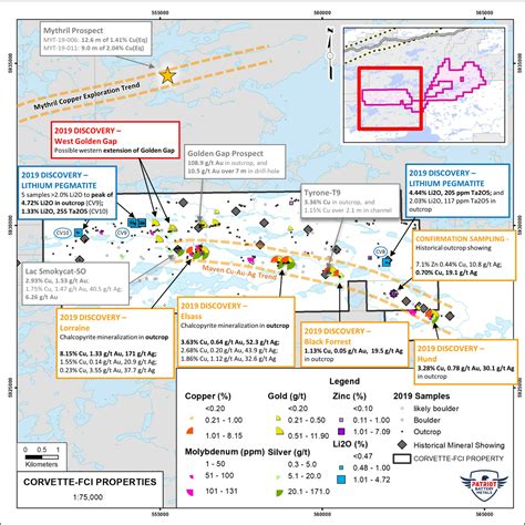 Patriot Battery Metals Announces Drill Program At The Corvette Fci