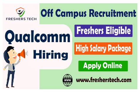 Qualcomm Recruitment Freshers 2023 Hiring Engineer Jobs In Hyderabad