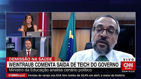 Monalisa Perrone bate boca ao vivo ministro da Educação