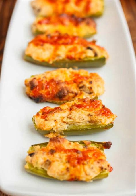 Mushroom And Cheese Stuffed Jalapenos The Cookie Writer