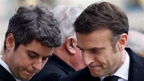 C est un peu mon petit frère Emmanuel Macron évoque Gabriel Attal