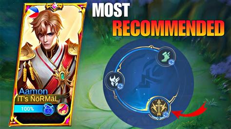 Aamon Most Recommended Build And Emblem Set Is Here Aamon Best Emblem