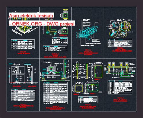 A R Elektrik Tesisat Dwg Projesi Autocad Projeler Hot Sex Picture