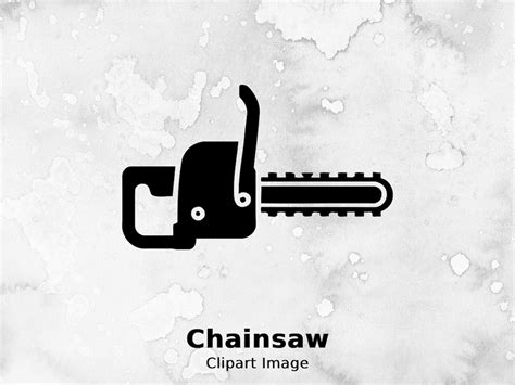 Chainsaw Clipart Image Digital, Chainsaw Silhouette, Chainsaw Outline ...