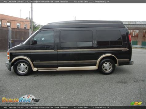 1999 Chevrolet Express 1500 Passenger Conversion Van Black Neutral Photo 2