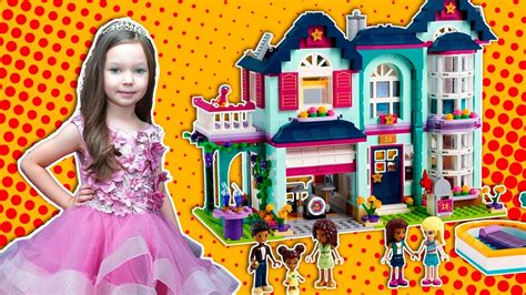 Лего френдс Дом семьи Андреа | Lego friends Andrea's family house - YouTube
