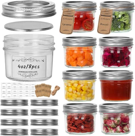 Quilted Crystal Jelly Regular Mouth Mason Jars 4 Pack