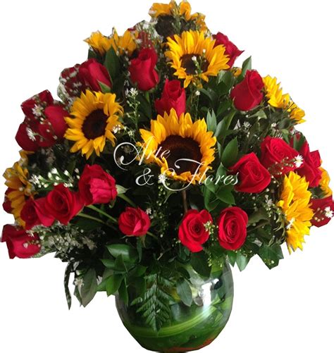 10 Mejor Para Arreglos Florales De Girasoles Y Rosas Alyshia Kanters