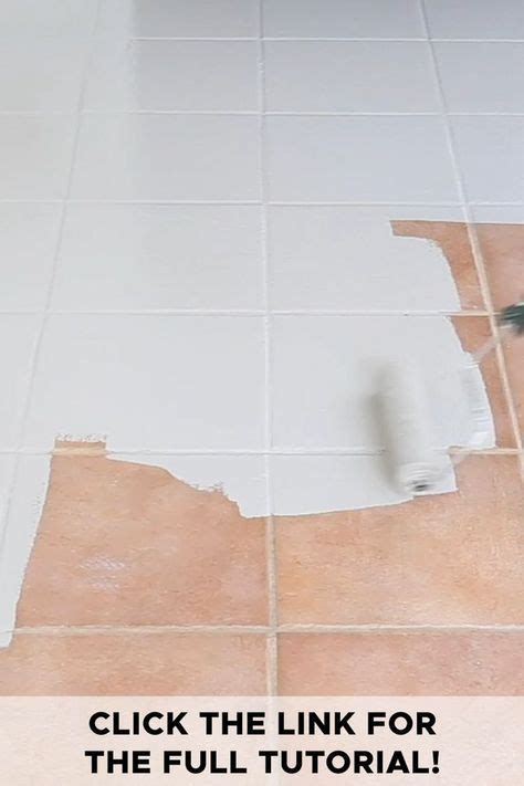 How To Paint Tile Floor Angela Marie Made In Painting Tile