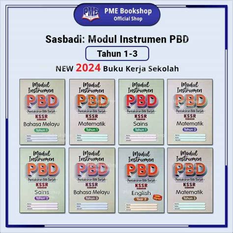 [pme Bookshop] 2024 Buku Sekolah Sasbadi Modul Instrumen Pbd Kssr