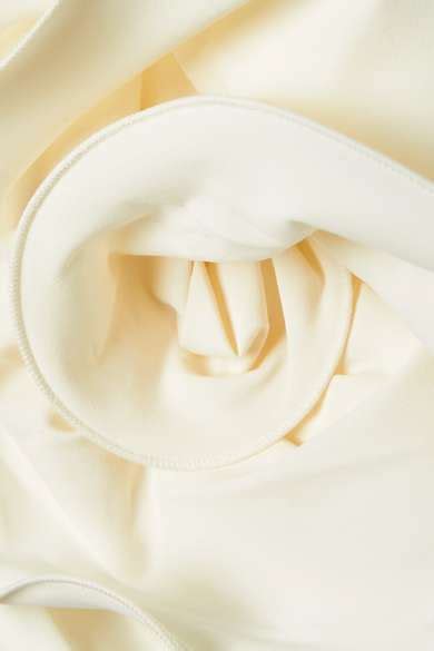 MAGDA BUTRYM Appliquéd ruched bikini briefs NET A PORTER